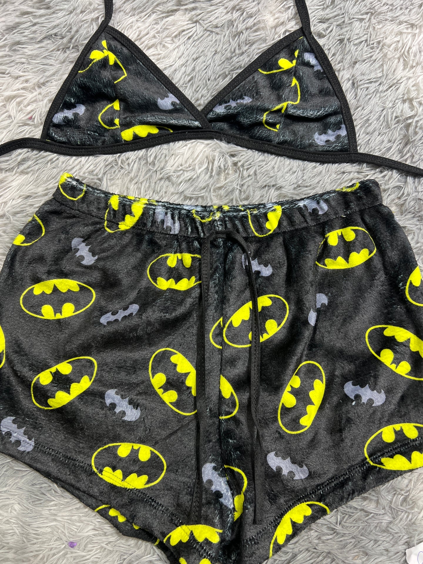 Batman Top con short unitalla de afelpado