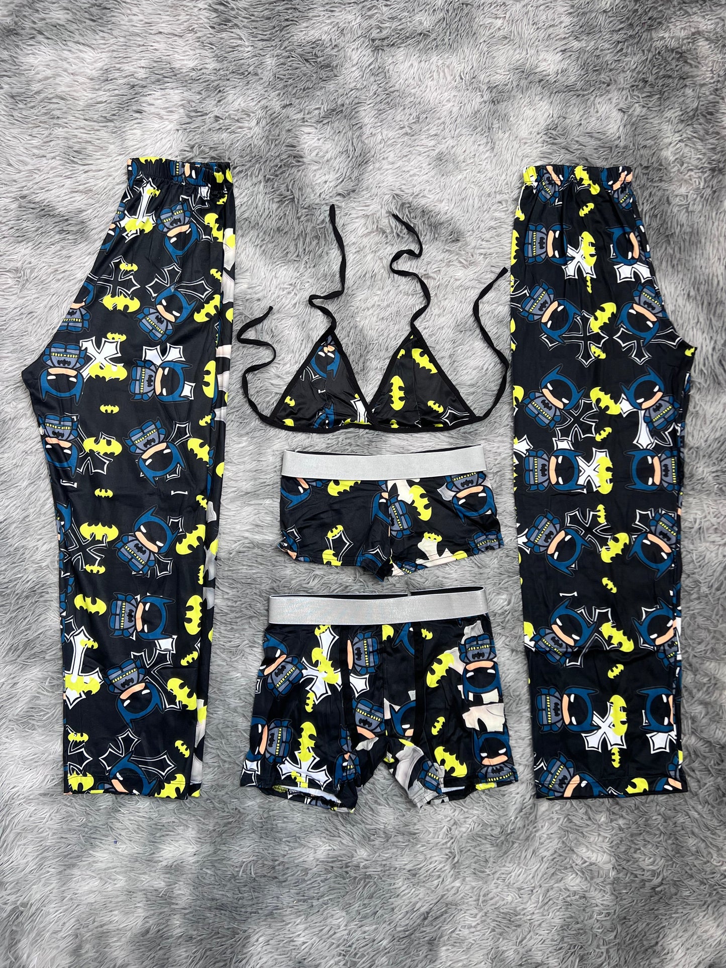 batman x cruz pijama 5 piezas