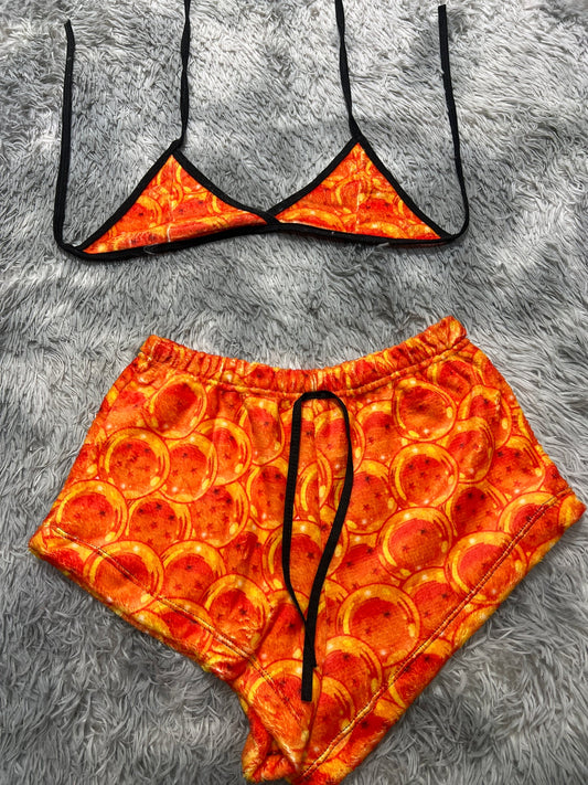 Esferas del dragon Top con short unitalla de afelpad