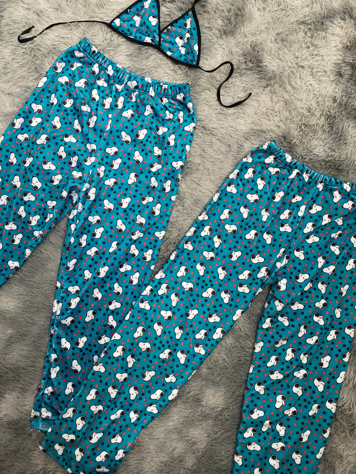 Snoopy puntos  Pijama Afelpada