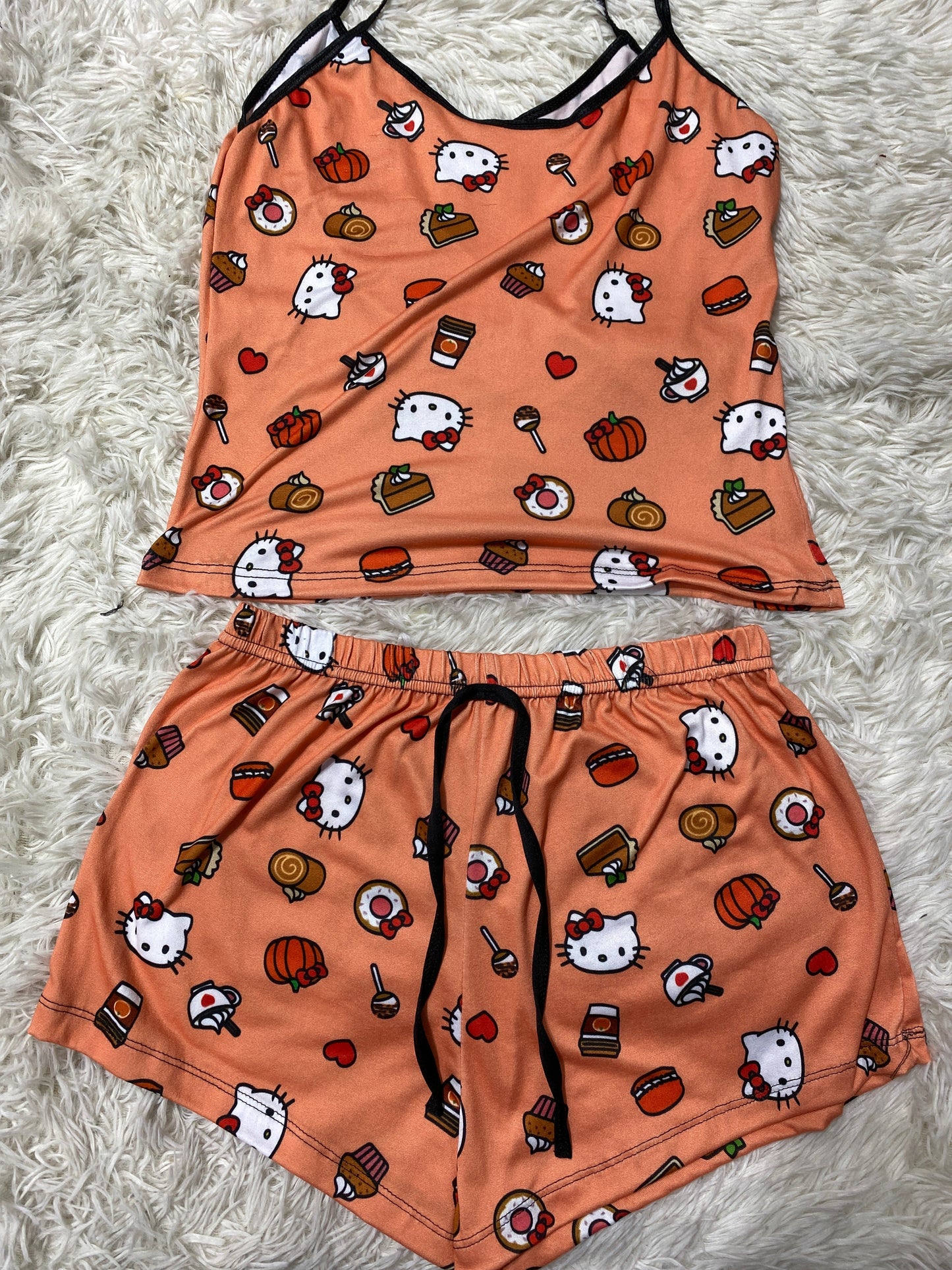 Hello kitty pastel blusa con short