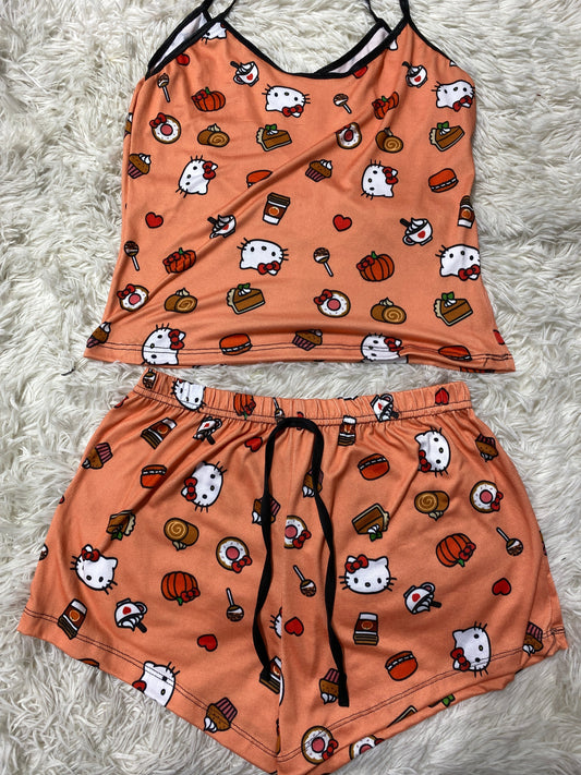 Hello Kitty Pastel Blusa Con Short