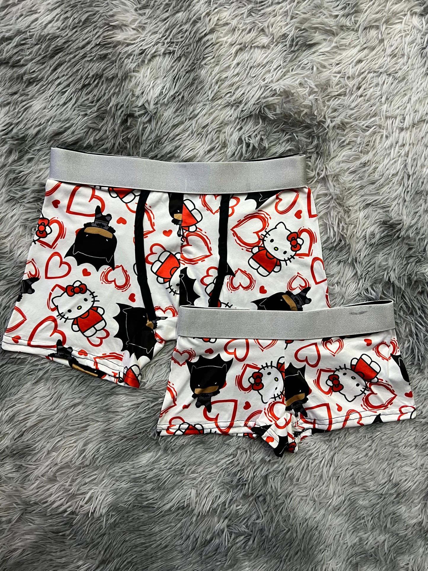 Kitty Batman Boxer Blanco Duo Unitalla Con boxer.