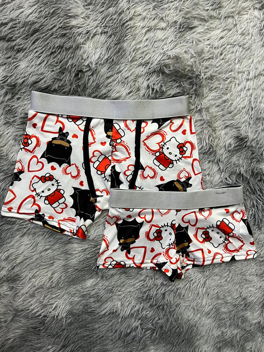 Kitty Batman Boxer Blanco Duo Unitalla Con boxer.