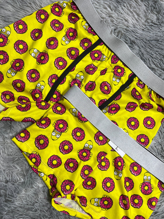 homero amarillo duo de boxer XL