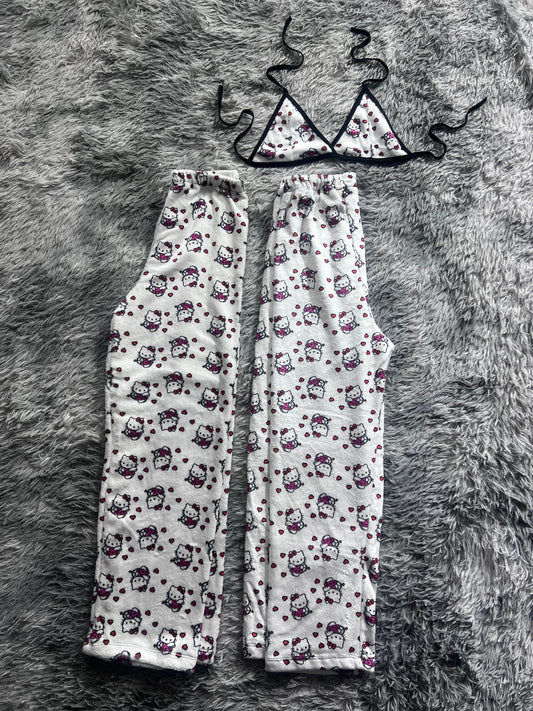 Hello Kitty Cupido Duo De Pijama Afelpada