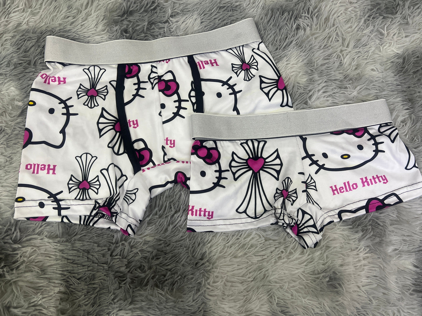 Hello Kitty Cruz Sin Color Duo Unitalla Con boxer.