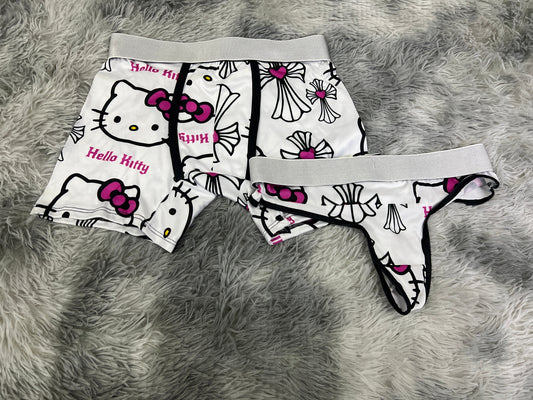 Hello Kitty Print Rosa duo unitalla con tanga