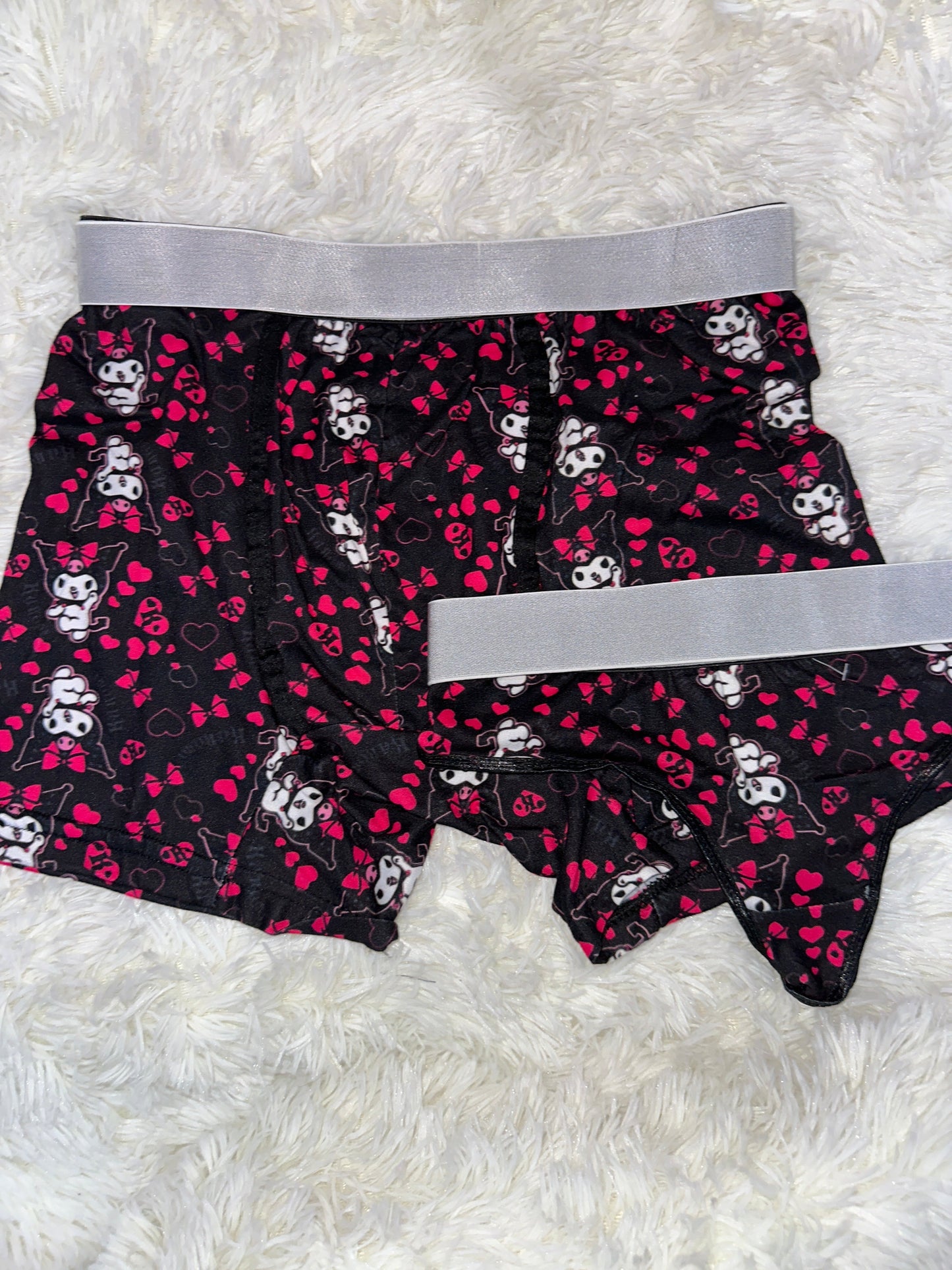 Kuromi Hearts Rosa Pastel Duo XL