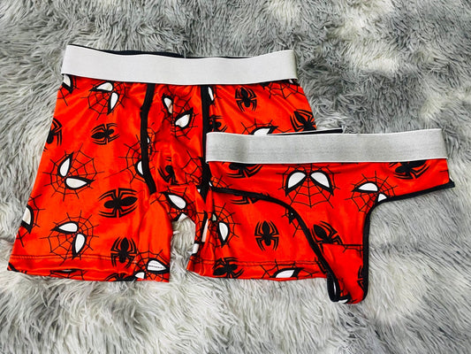 Spiderman Telaraña Rojo duo unitalla con tanga