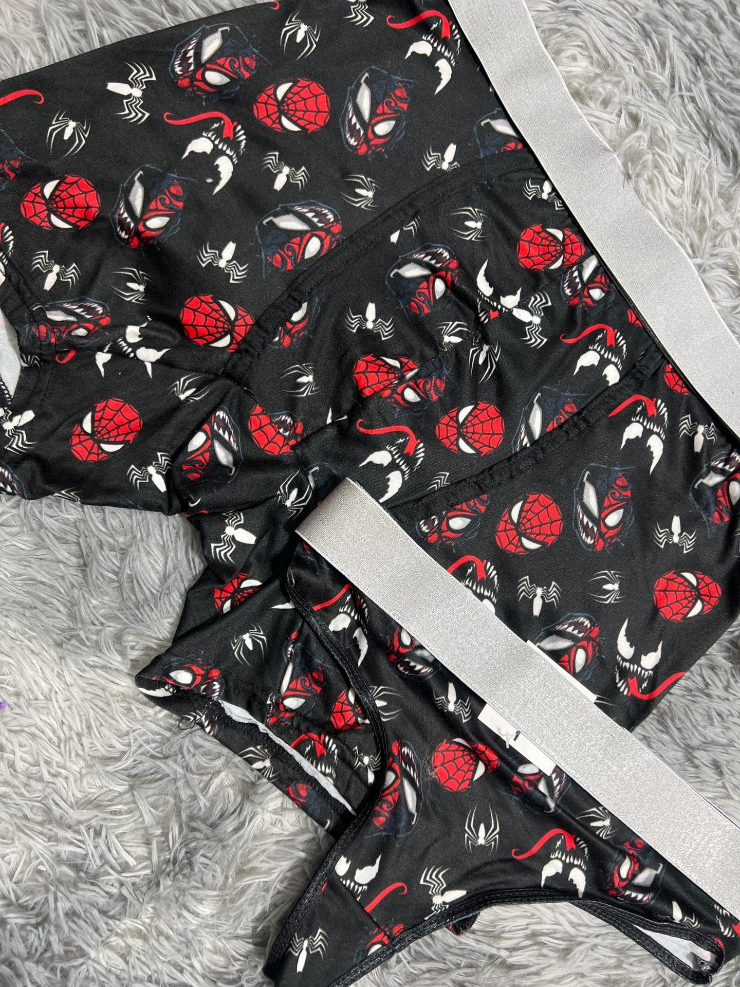spiderman y venom duo de tanga XL