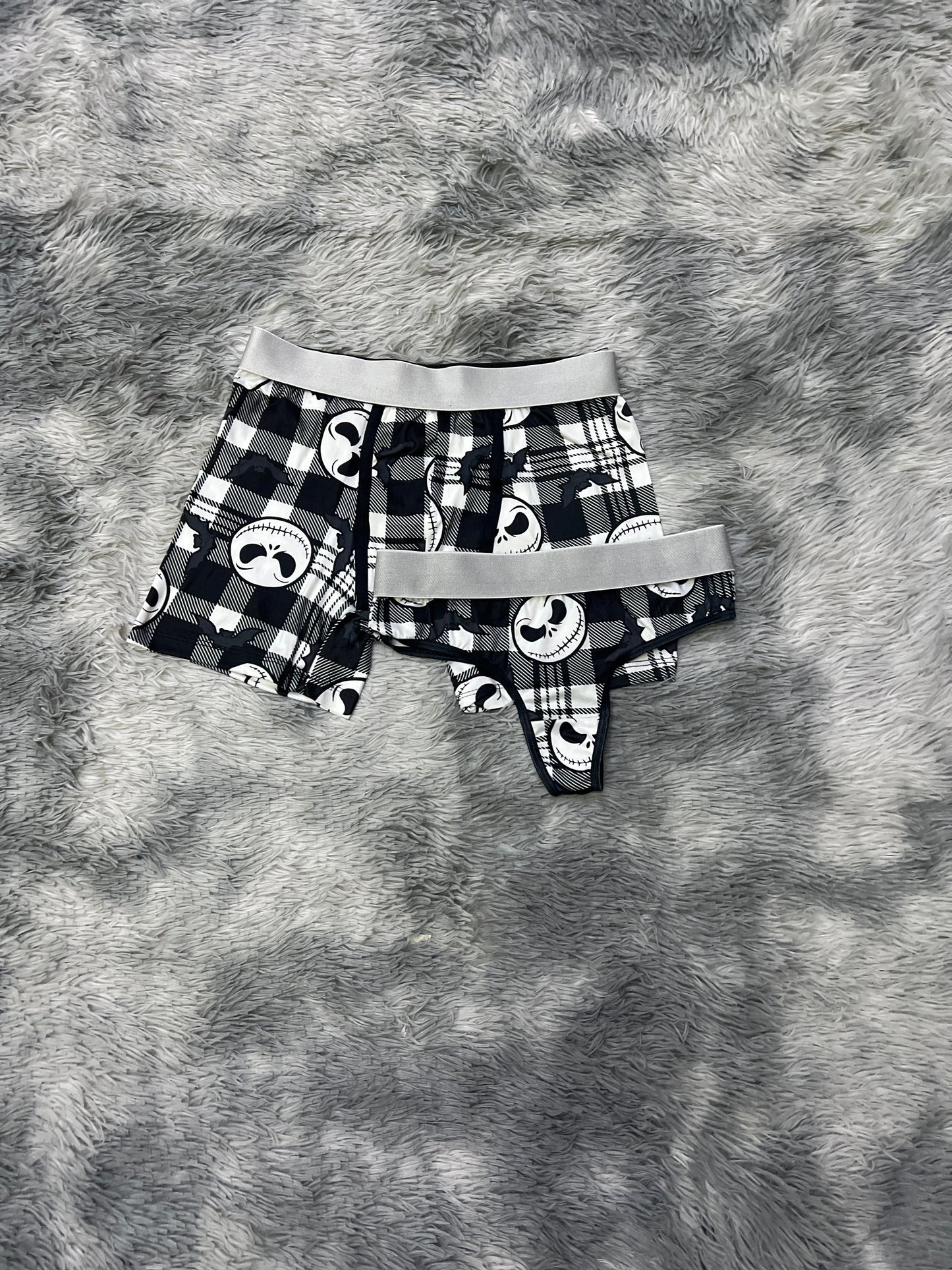 Jack Bats Plaid Multicolor duo unitalla con tanga