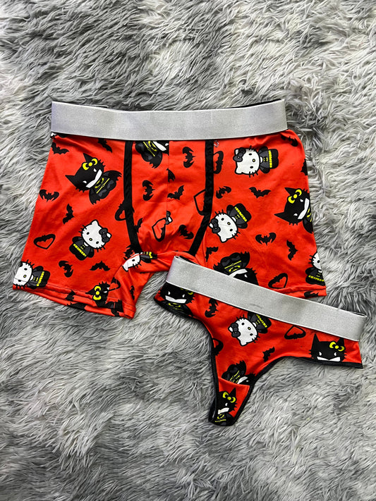 Hello Kitty Batman Red duo unitalla con tanga