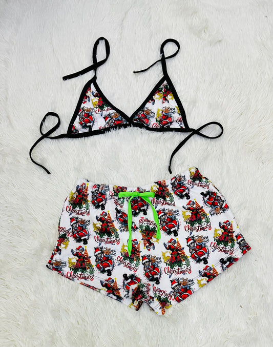Goku Pijama Azul short con top