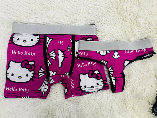 Hello Kitty Pink duo unitalla con tanga