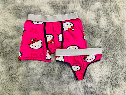 Kitty Caras Negro duo unitalla con tanga