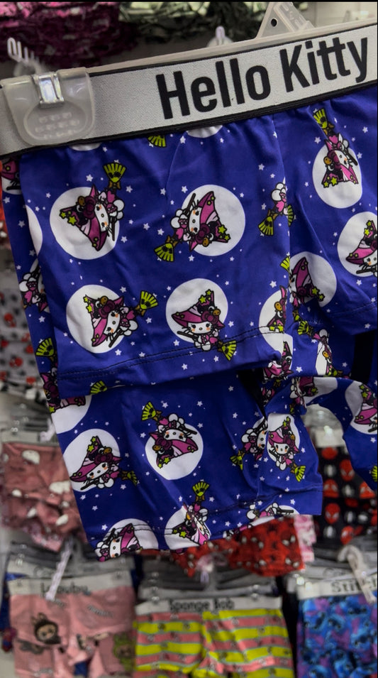 Hello Kitty Halloween Negro Duo Unitalla Con boxer