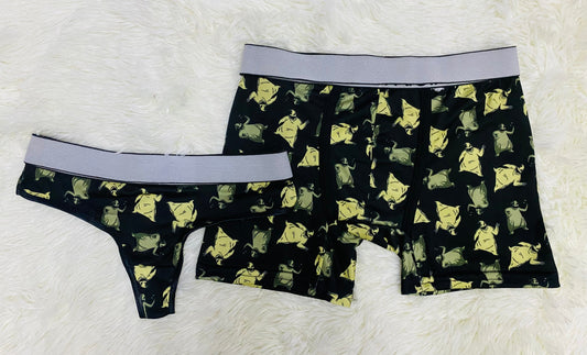 Oogie Boogie Negro duo unitalla con tanga