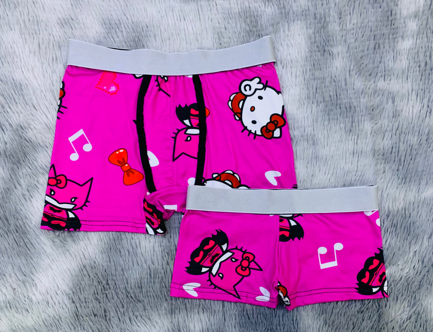 Hello Kitty Batman Rosa Duo Unitalla De 5 Piezas.