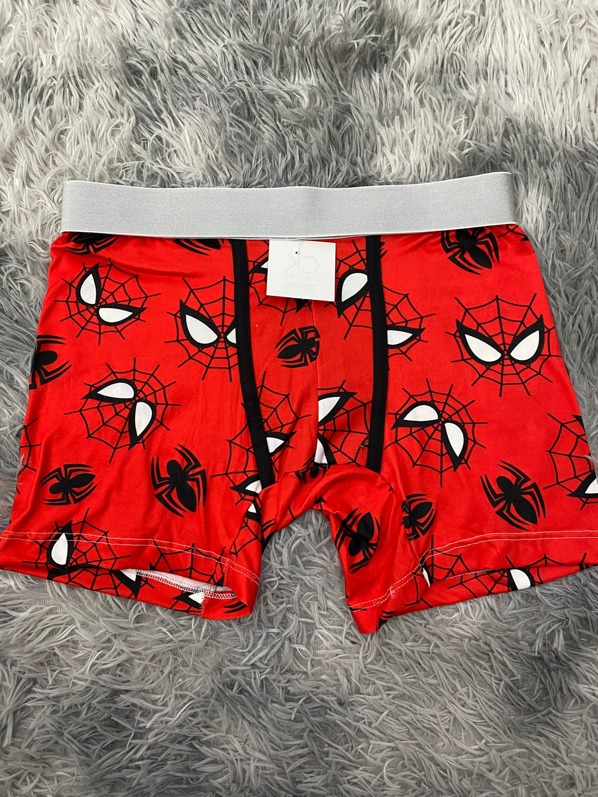 Spiderman y arañas fondo rojo Boxer De Hombre unitalla