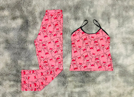 Pijama individual de dama Puerquitos
