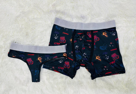 Chucky Print Negro duo unitalla con tanga