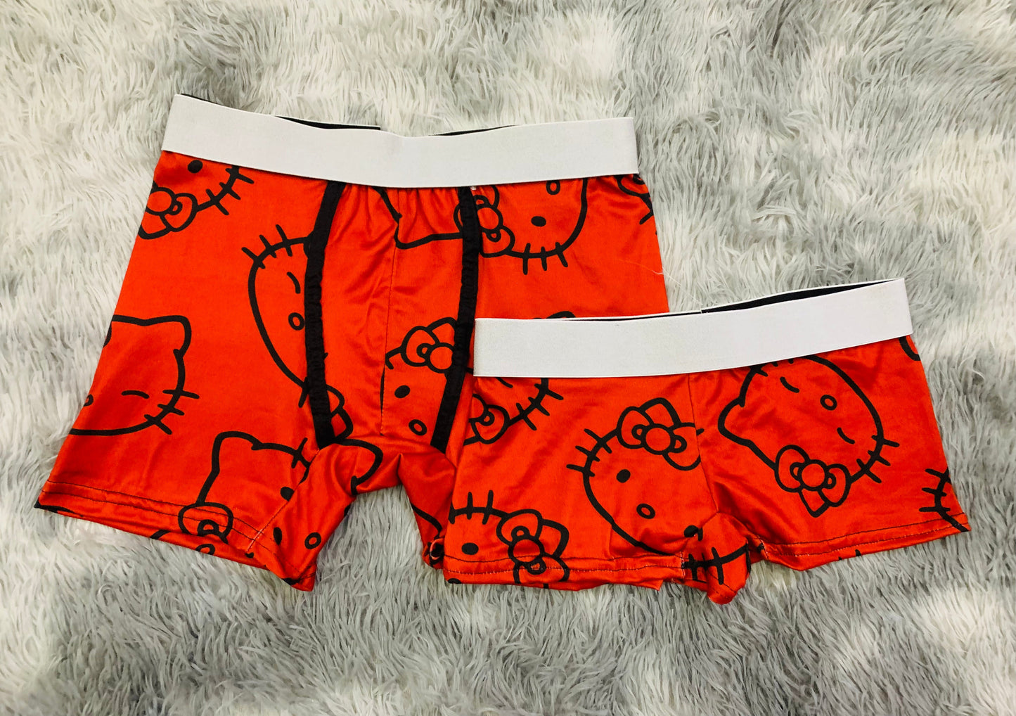 Hello Kitty Rojo Duo de pijama de 5 piezas.
