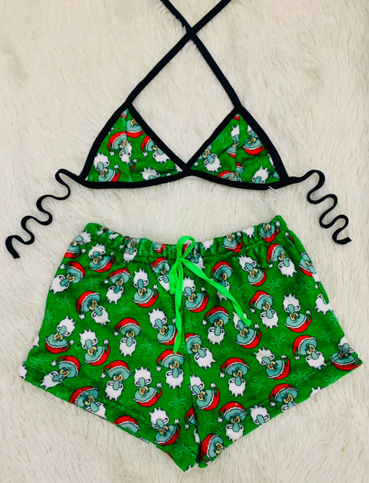 Short con top afelpado navidad Calamardo