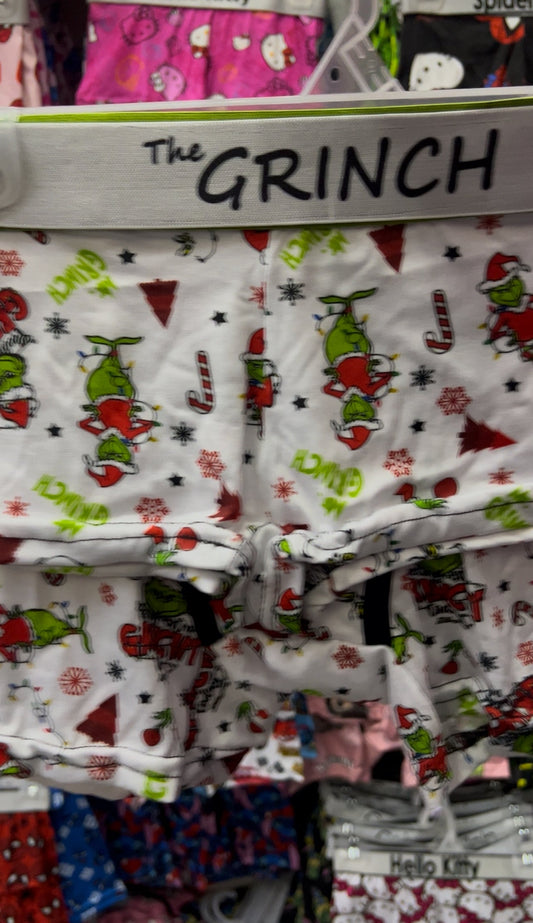 Grinch Verde Duo Unitalla Con boxer
