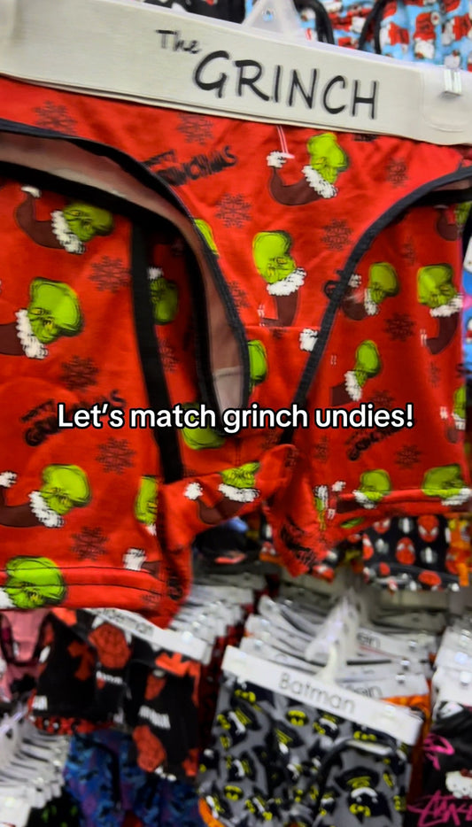Grinch Rojo duo unitalla con tanga