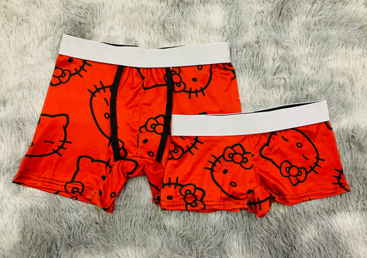 Hello Kitty Rosa Duo Unitalla Con boxer.