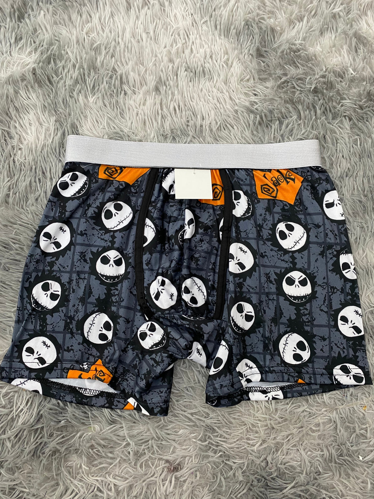 Jack gris con naranja Boxer De Hombre Xl