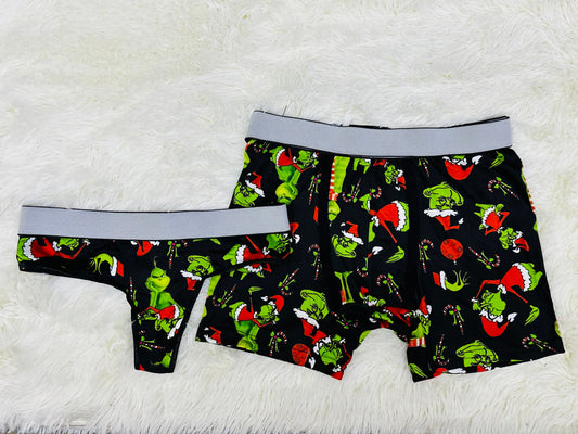 Grinch Verde duo unitalla con tanga