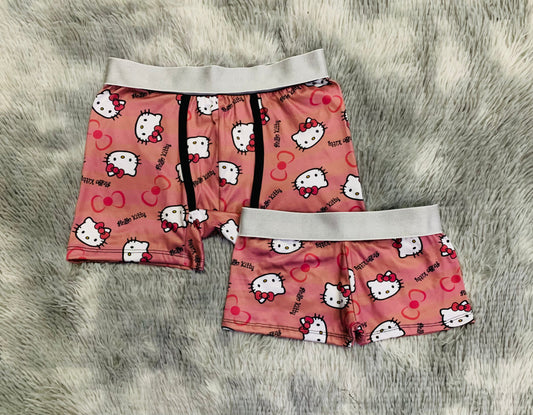 Cara De Gato Rosa Duo Unitalla Con boxer.