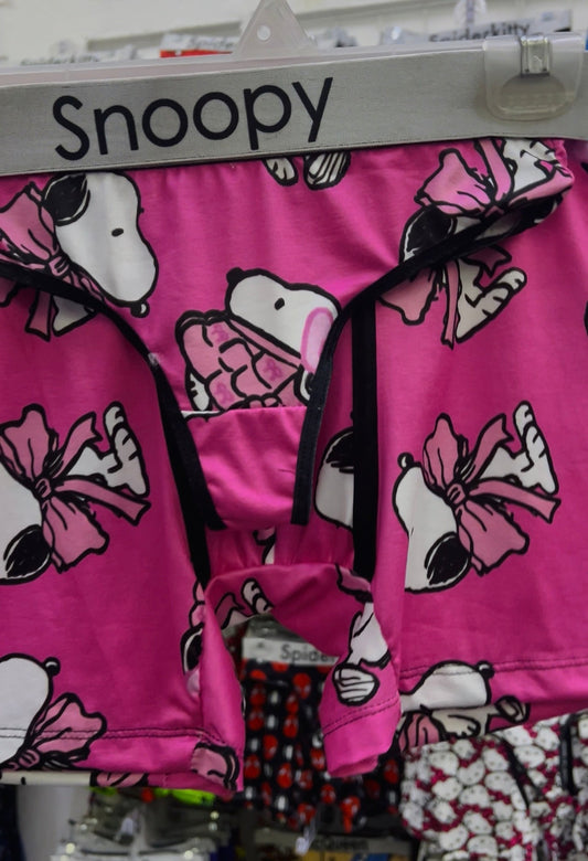 Snoopy Bow Rosa duo unitalla con tanga