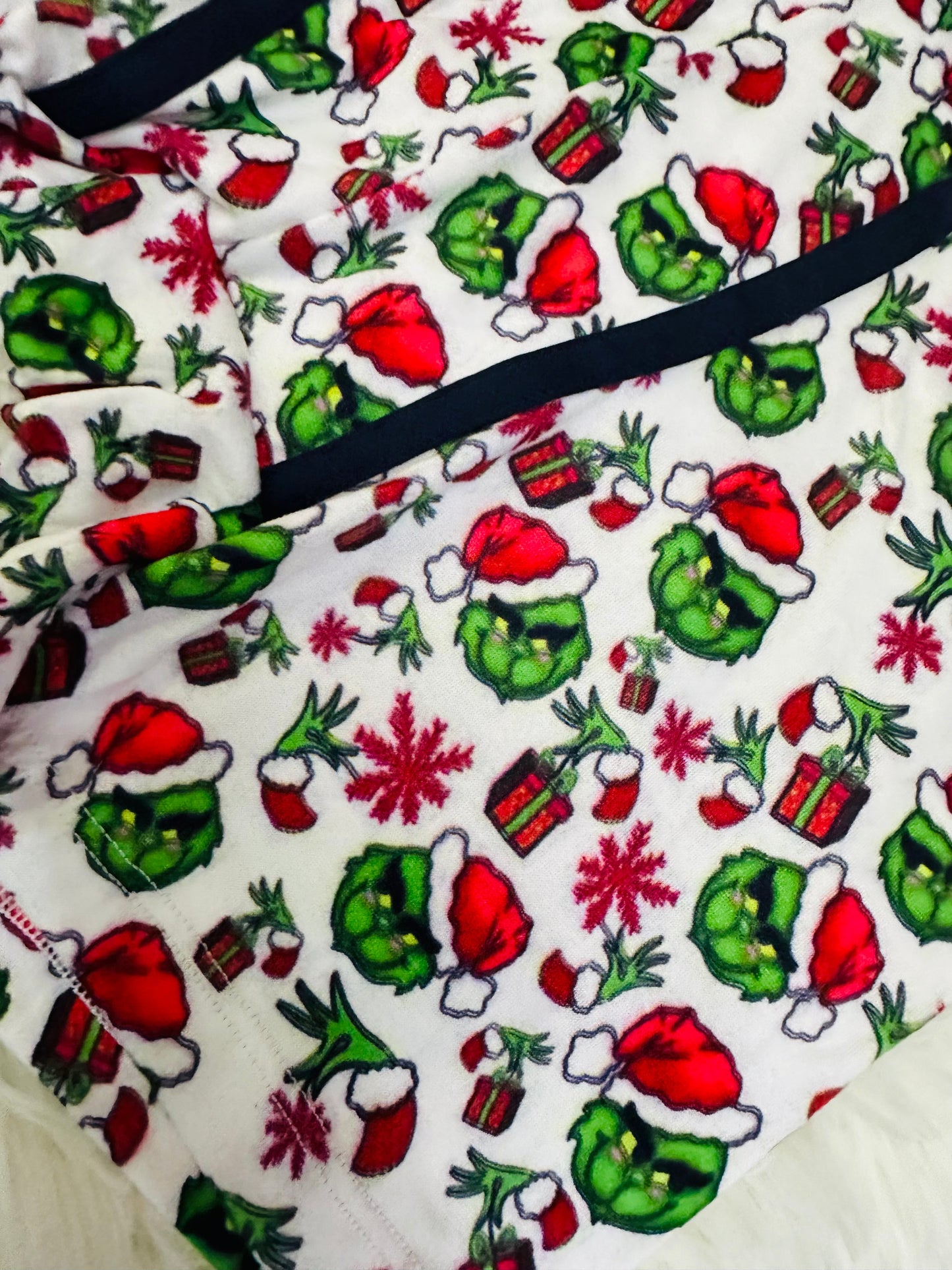 Grinch Blanco Duo Unitalla Con boxer