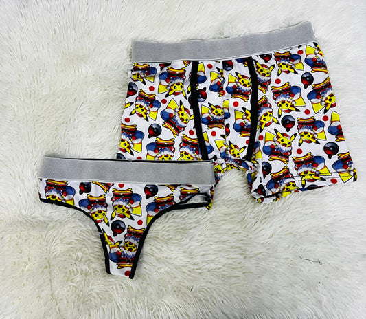 Pikachu Yellow duo unitalla con tanga