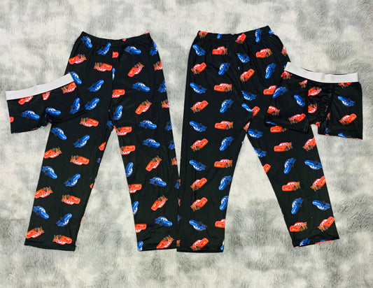 Cars y Salli fondo negro Pijama 5 pcs