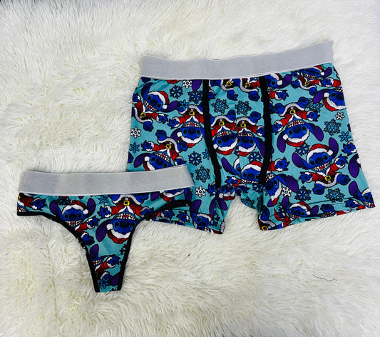 Stitch Navidad Rojo duo unitalla con tanga