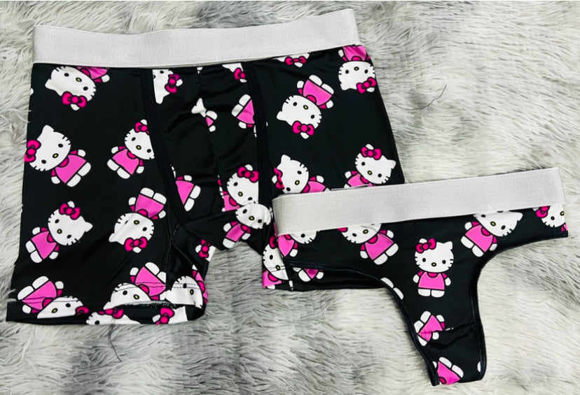 Kitty Completa Fondo Negro duo tanga