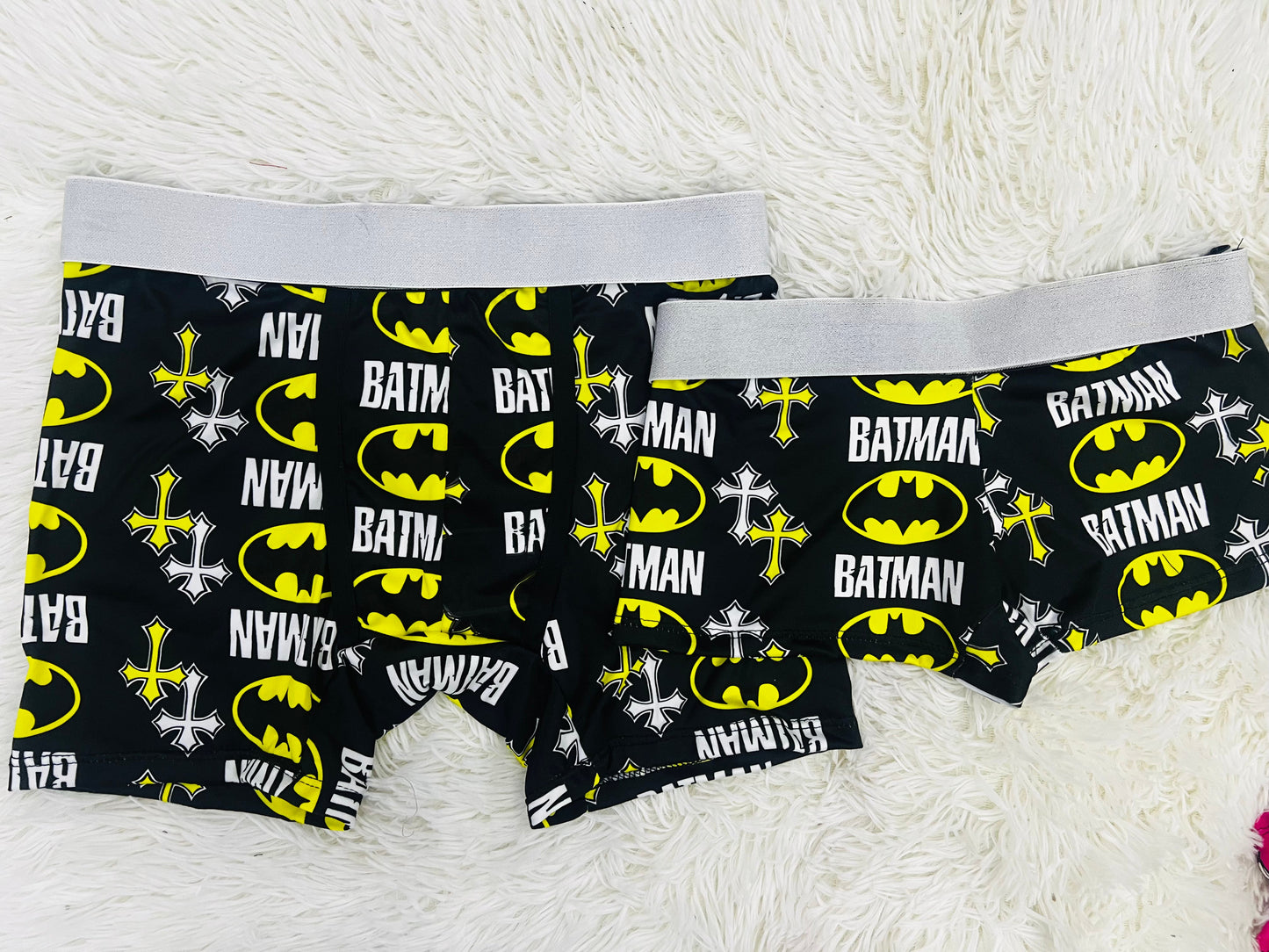 Batman Cruces Negro Duo Unitalla Con boxer
