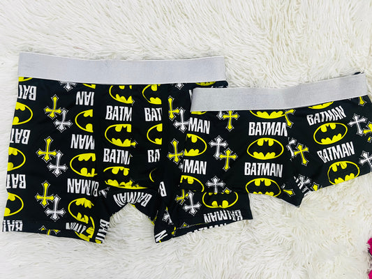 Batman Cruces Negro Duo Unitalla Con boxer