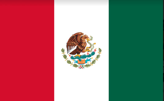 Bandera de Mexico frazada