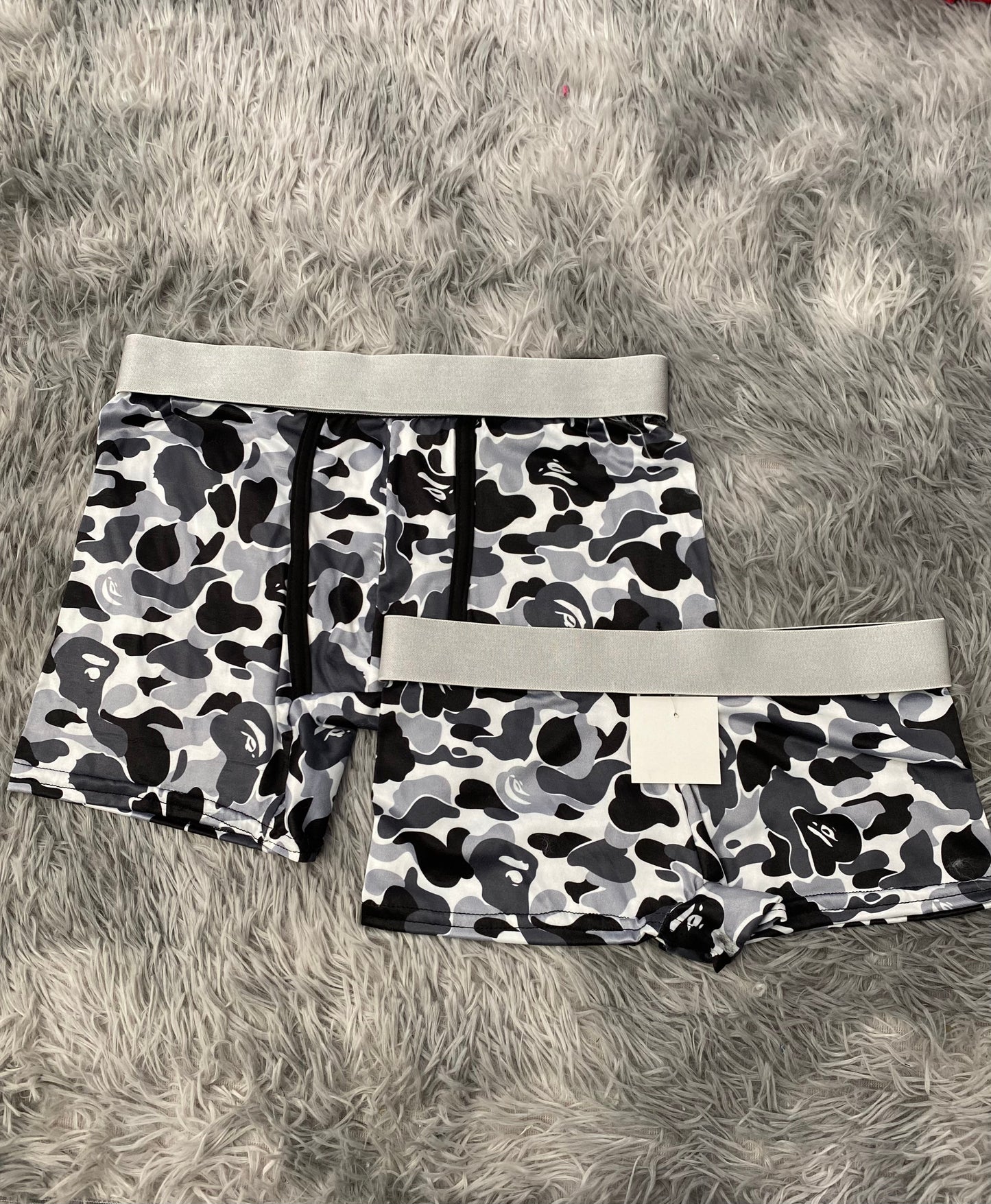 Bape gris Duo Con Boxer
