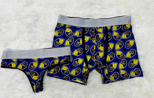 Coraline Print Matching Underwear Set For Couples