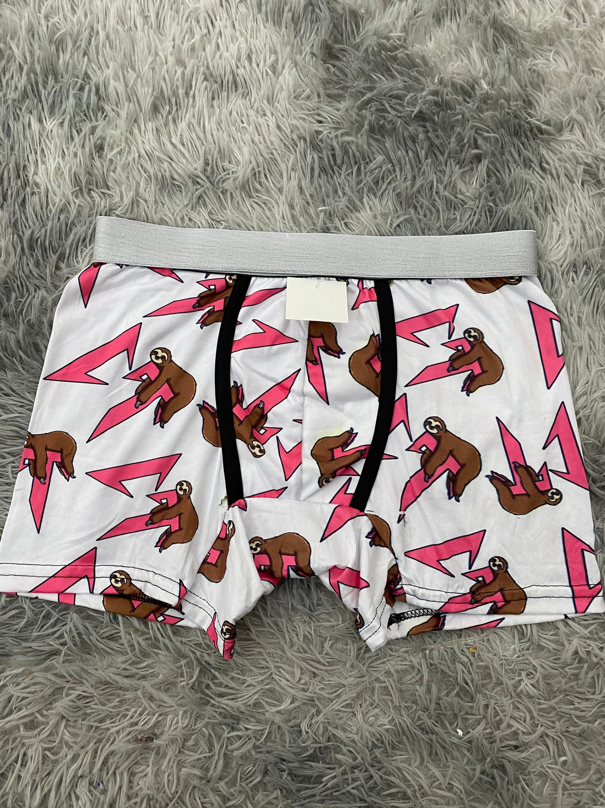 CT Rosa fondo blanco Boxer De Hombre Xl