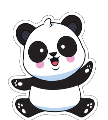 Oso panda frazada