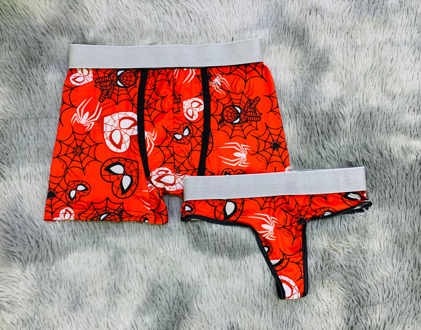Spider-Man Hearts Rojo duo unitalla con tanga