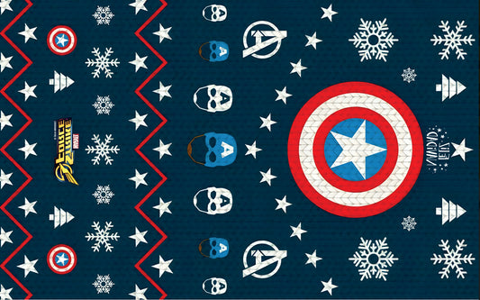 Avengers Navidad frazada