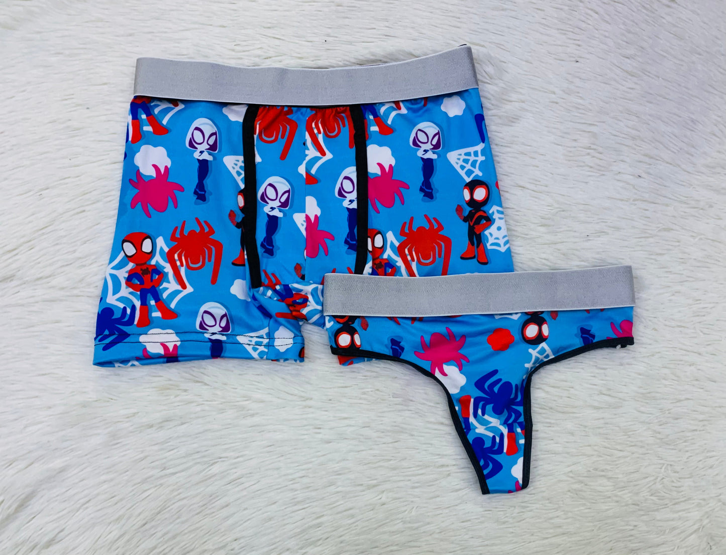 Gwen Spider Azul duo unitalla con tanga